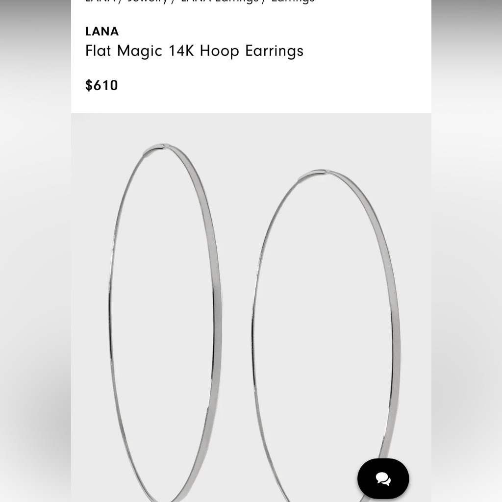 Lana 14k Hoops